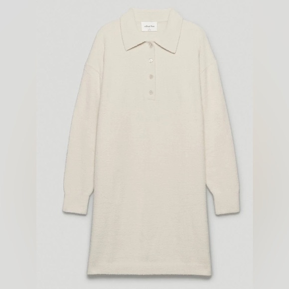 Wilfred - Aritzia - Hush Knit Polo Dress (L, Cream) - Picture 1 of 1